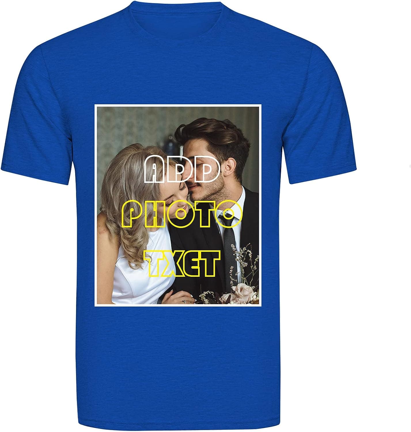 Custom T Shirts for Men, Add Photo, Text, Image, Picture, Personalized Tee Gift
