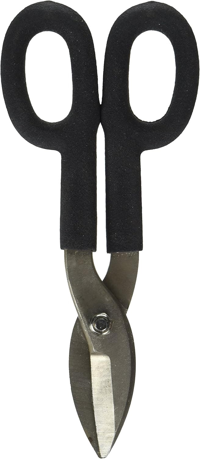 81607 8 Tin Snips, Straight W/Cushion Grip Handle