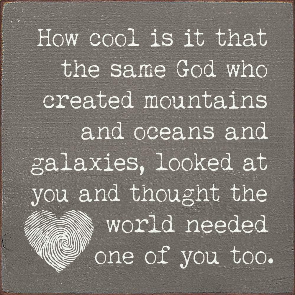 Blue Ox The World Needs You - Inspiring Wood Sign