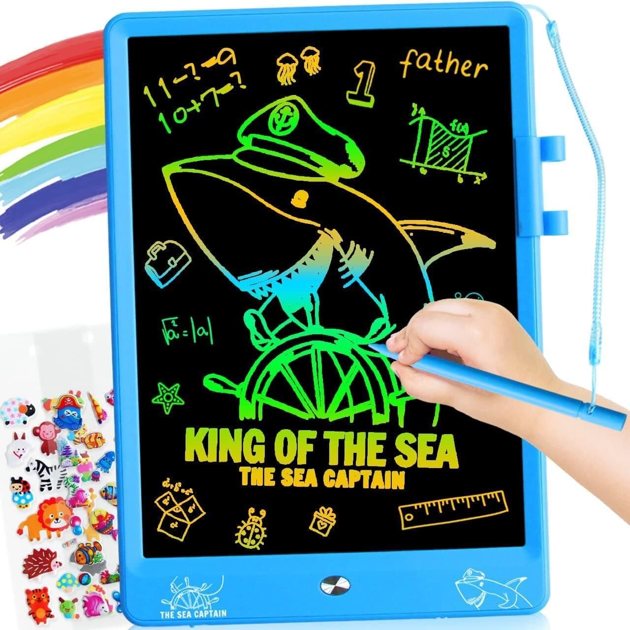 ZMLM Gift for Boys Girls Toys 3-12 Year Old: 10 Inch LCD Writing Drawing Tablet Electronic Magic Doodle Board Toddler Preschool Educational Learning Travel Activity Pad Kids Birthday