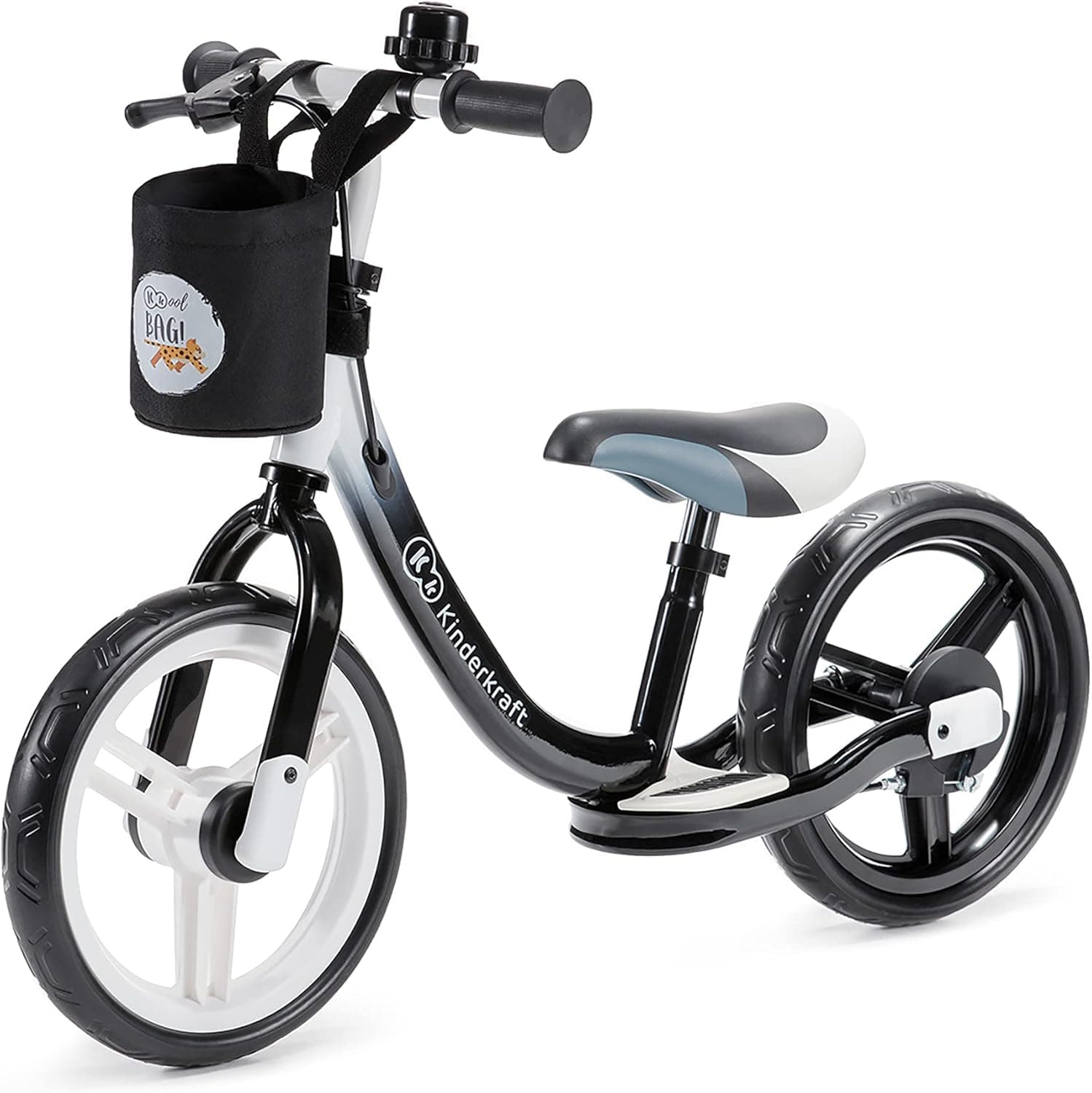 Kinderkraft Baby Balance Bike SPACE, toddler balance bike, bike without pedals, 11 inches toddler 2 Wheels bike, with Adjustable Seat, bicycle no pedals toddlers, balance bike 2 3 Year Old Kids Toddlers