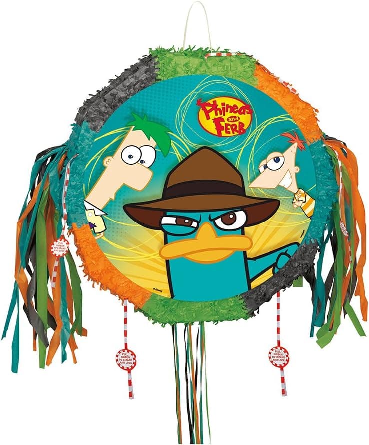 Phineas and Ferb Pinata, Pull String