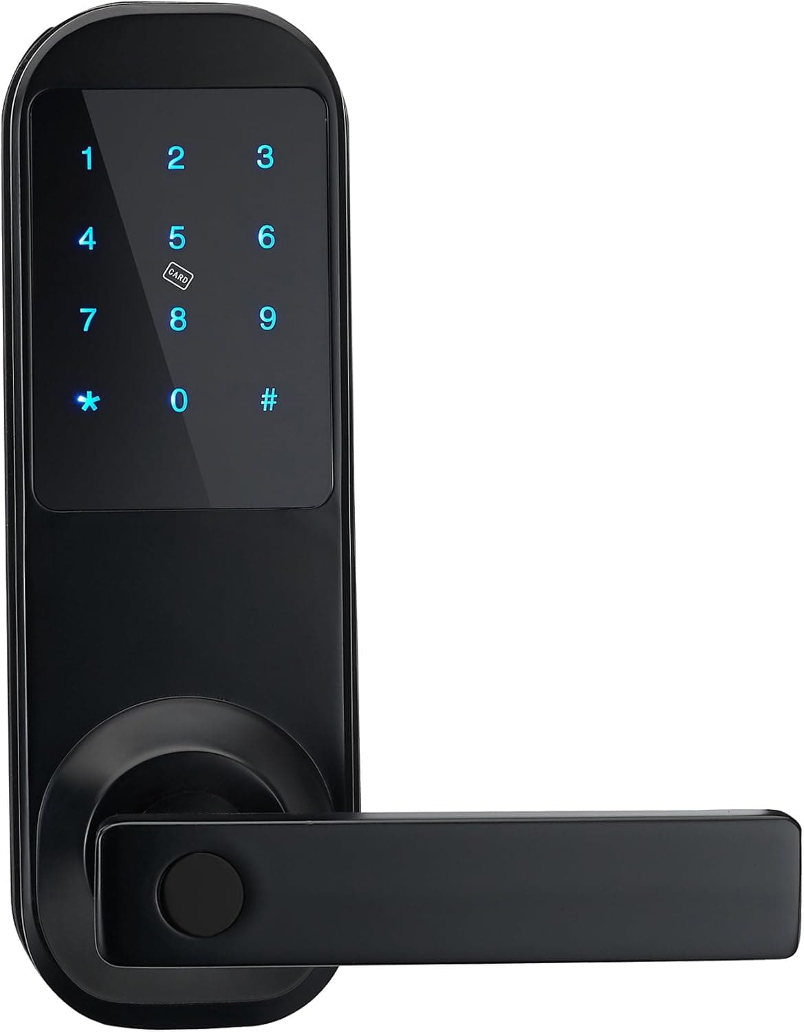 HENYIN Bluetooth Electronic Keyless Code Door Lock,Unlock with App, Code, Mifare Card, and Mechanical Key (M10B-ORB)(Work with Alexa))