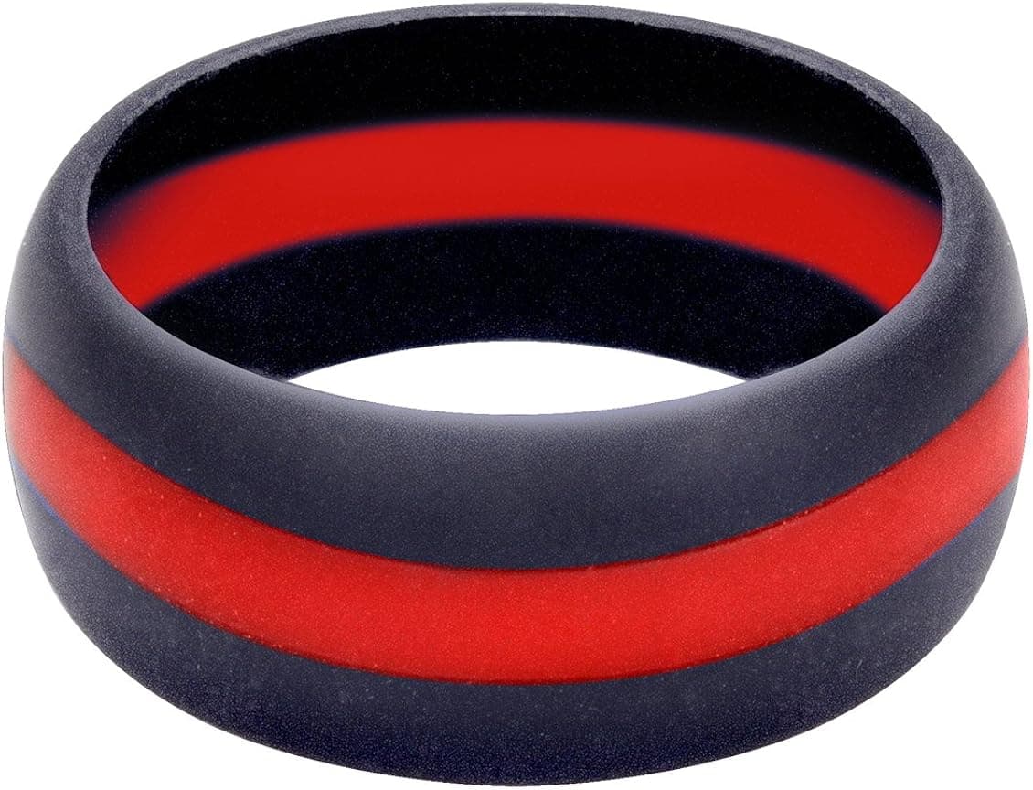 Rothco Thin Red Line Silicone Ring