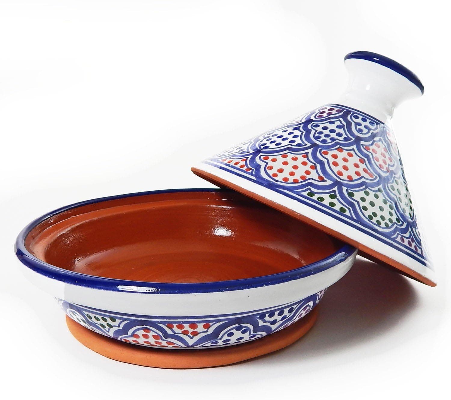 Le Souk Ceramique Cookable Tagine, 9-Inch, Sepia Design