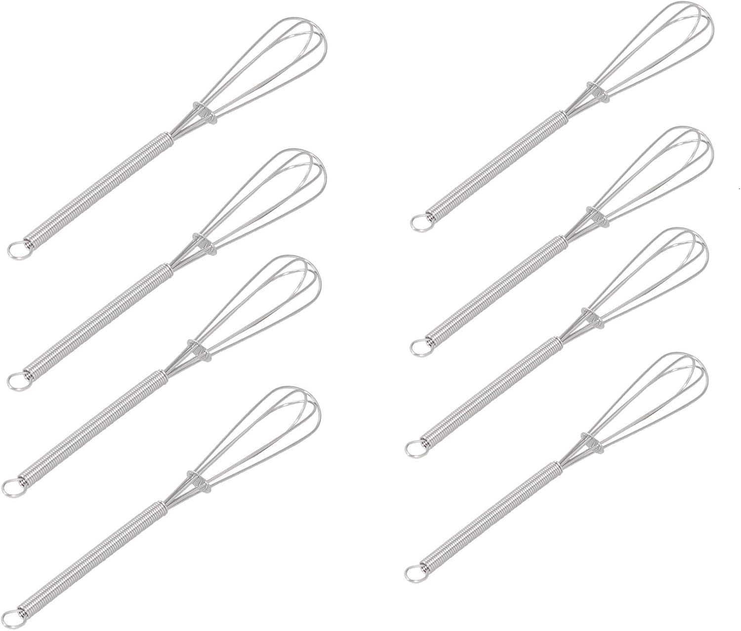 TYGYLZGCF Mini Whisks 7 inch 8Pcs