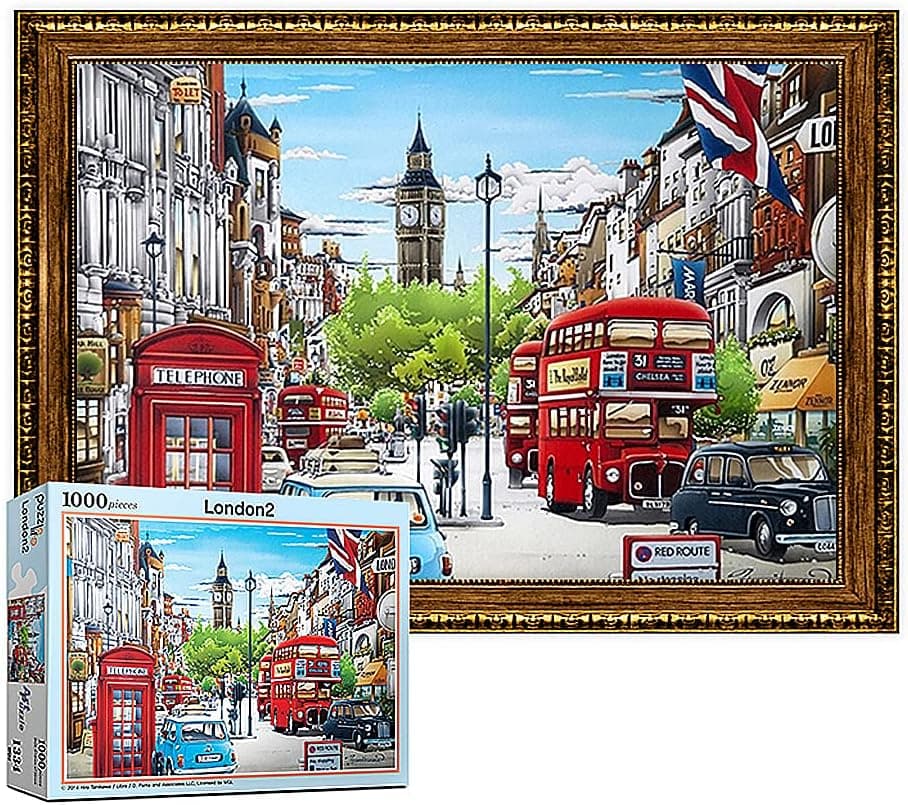 Puzzlelife 1000 Piece Jigsaw Puzzles London 2 by Hiroo Isono 1334