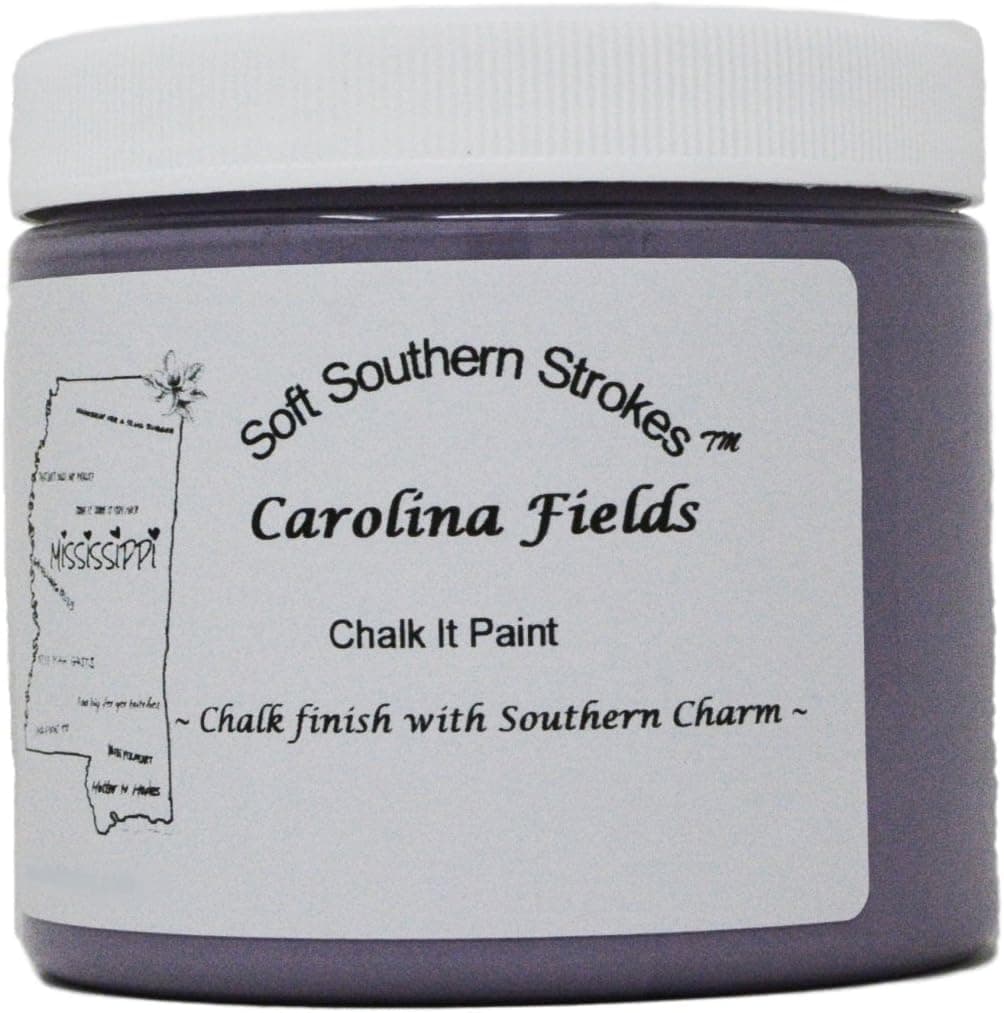Chalk It Paint Finish for Furniture, Art, Crafts, and More! Carolina Fields Lavender 16 oz