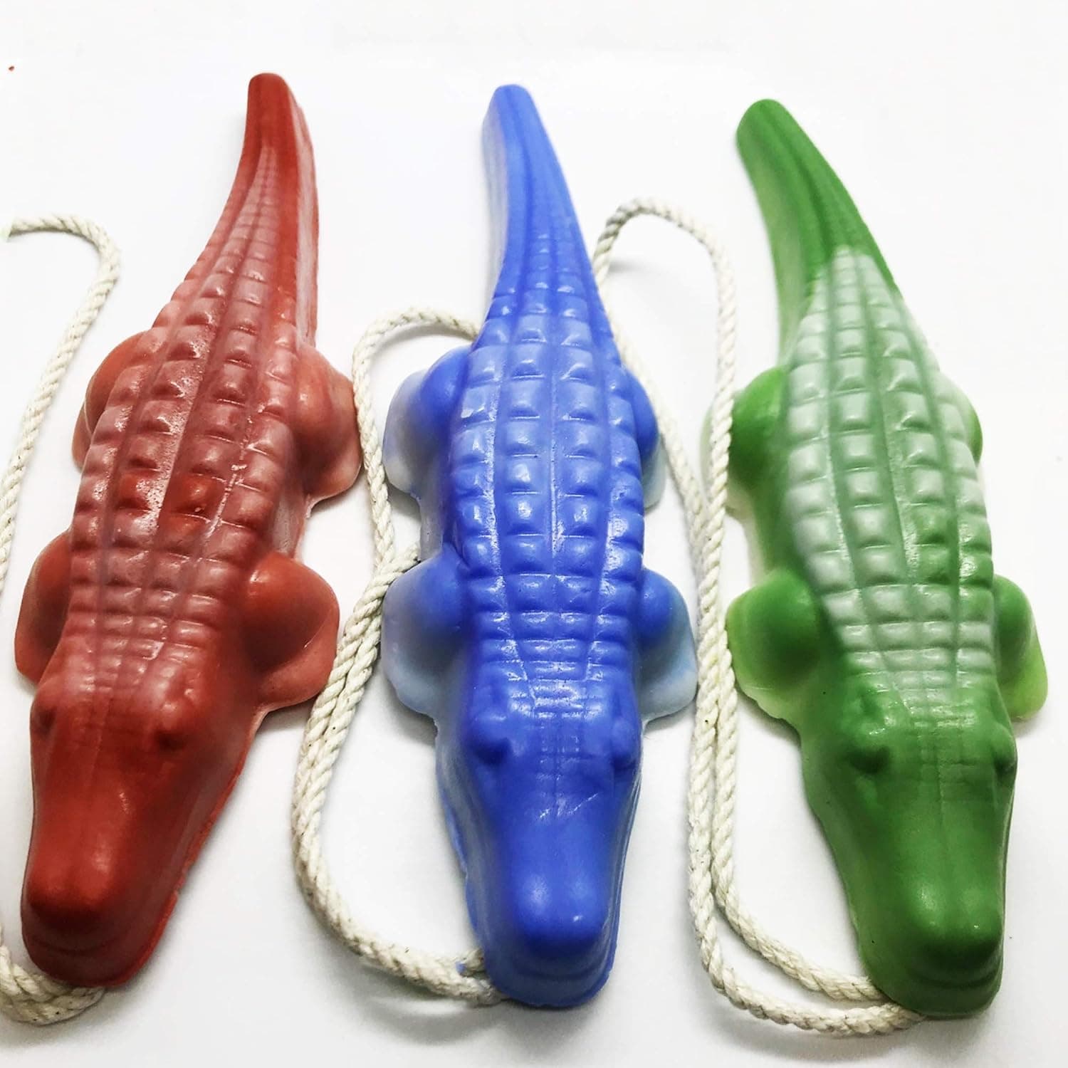 Alligator Soap on a Rope 3-Pack, Florida Gators, Gifts for Mom, Funny Soap, Gifts for Him, Soap on a Rope for Kids, Florida Gifts, Hand Soap, Antibacterial Soap