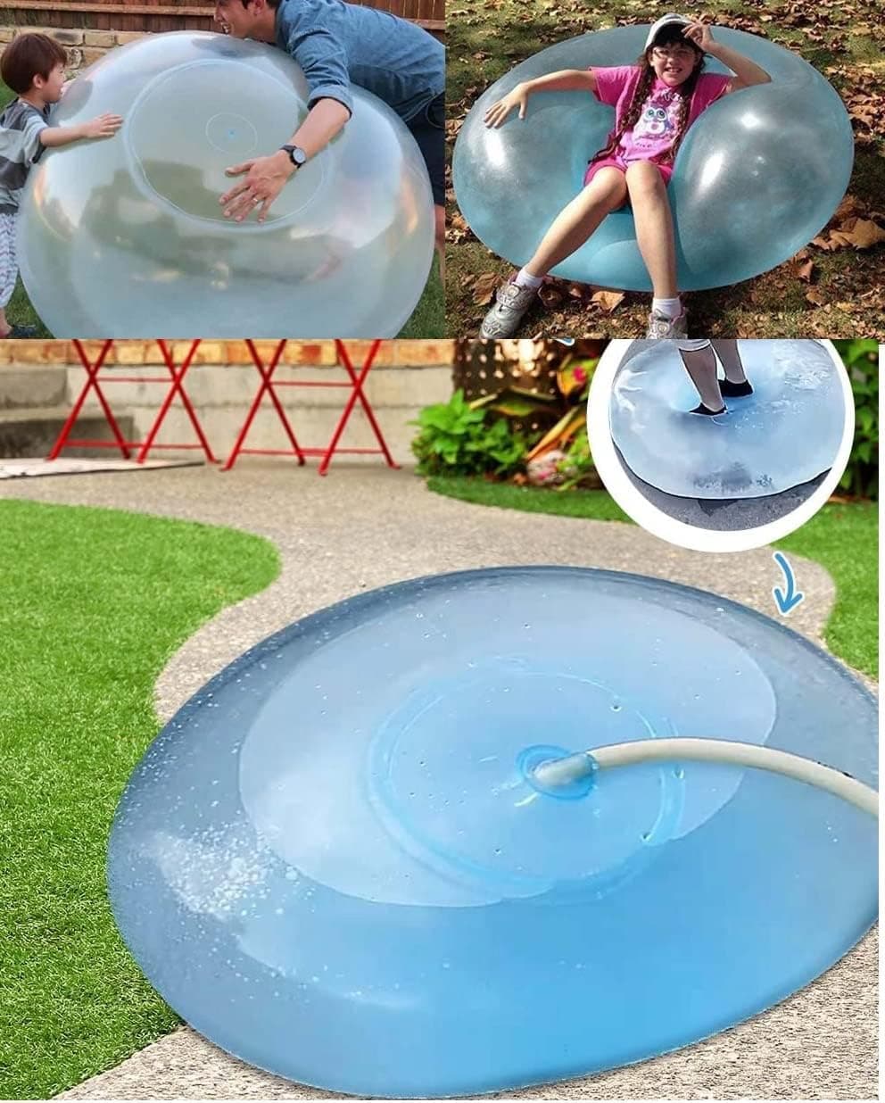 Toddler Outdoor Toys Reusable Water Bubble Balls Toy Giant Inflatable Beach Ball Water Balloons for Yard Games