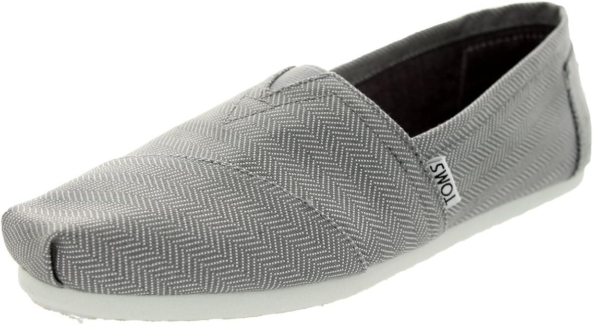 TOMS Ash Denim Herringbone Women's Classics 10003033