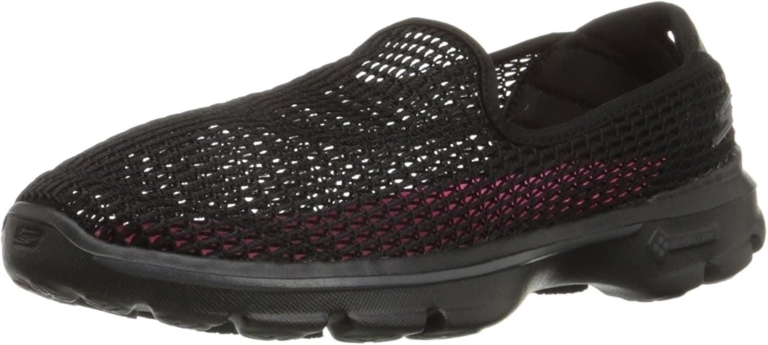 Skechers Performance Womens Go Walk 3 Super Breathe 2 Walking Shoe,Black,10.5 M US