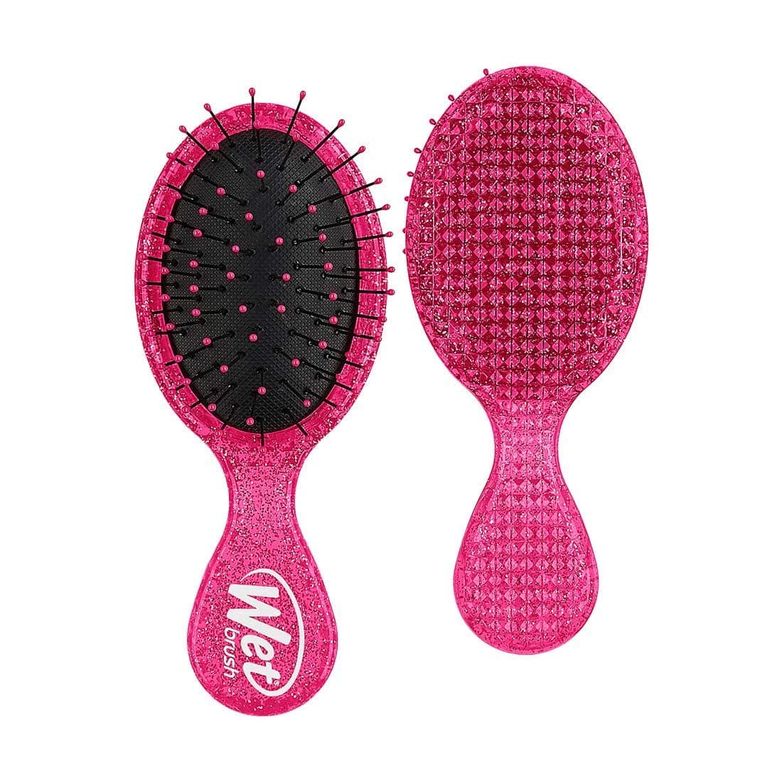 Wet Brush Mini Detangler - Rock N Roll Pink Glitter (BWR832ROCKPK)