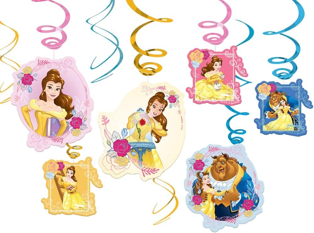 Beauty and the Beast Hanging Swirls (12 ct)