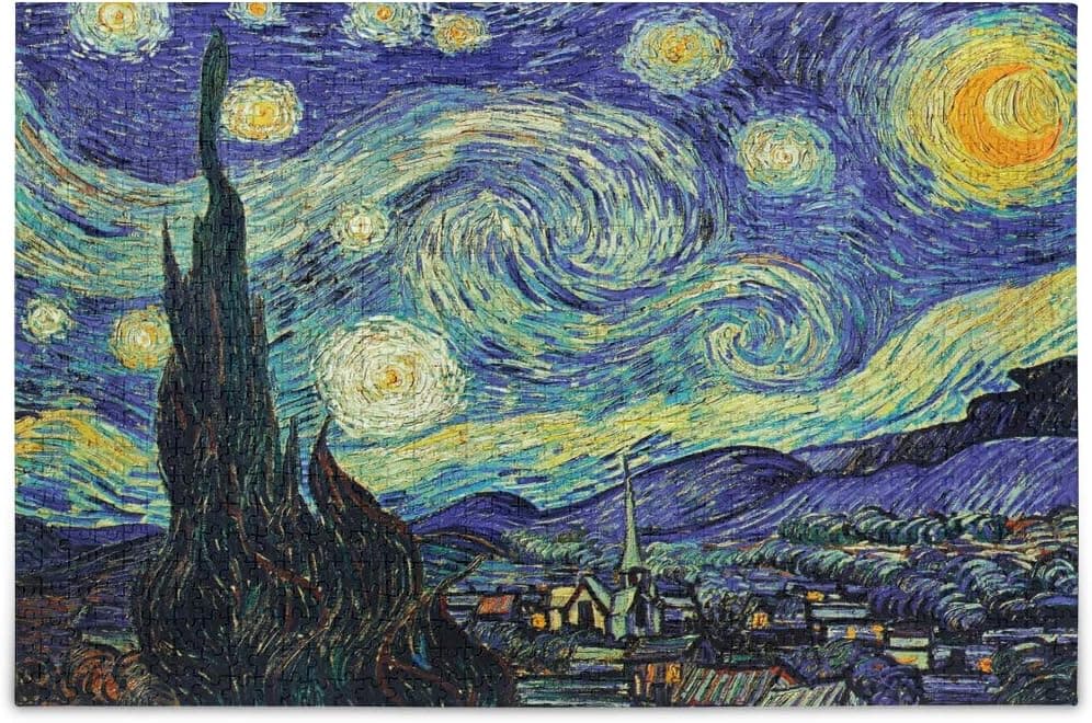 Puzzle for Adult Children - Jigsaw Puzzles Van Gogh Educational Intellectual Decompressing Fun Game Toy Customized 500 Pc