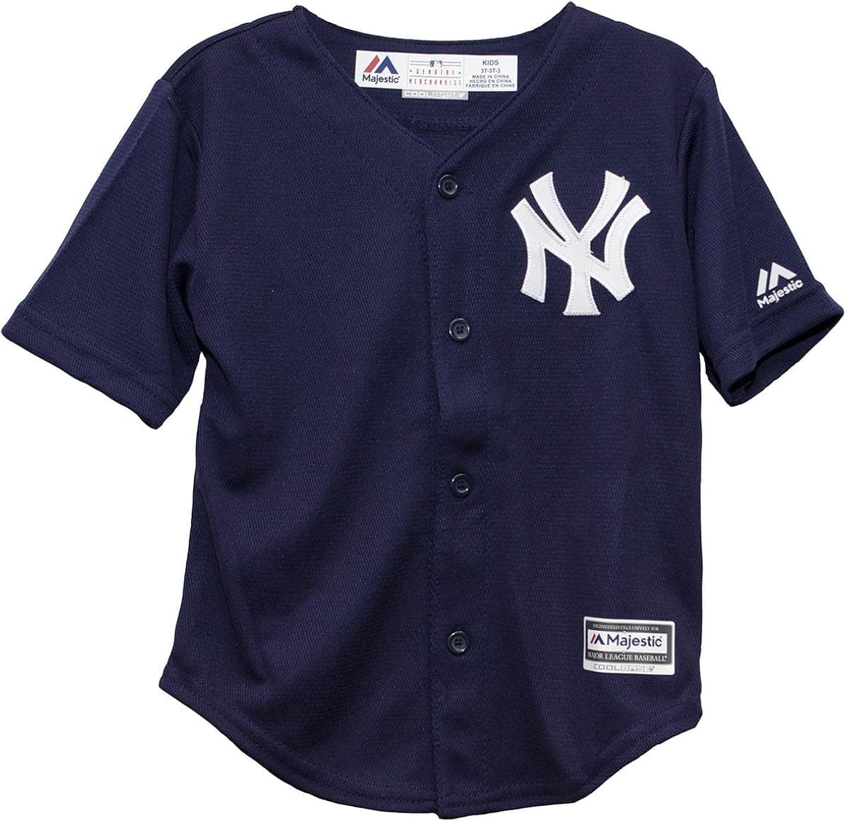 Majestic Toddlers MLB New York Yankees Navy Blue Jersey (2 Toddler)