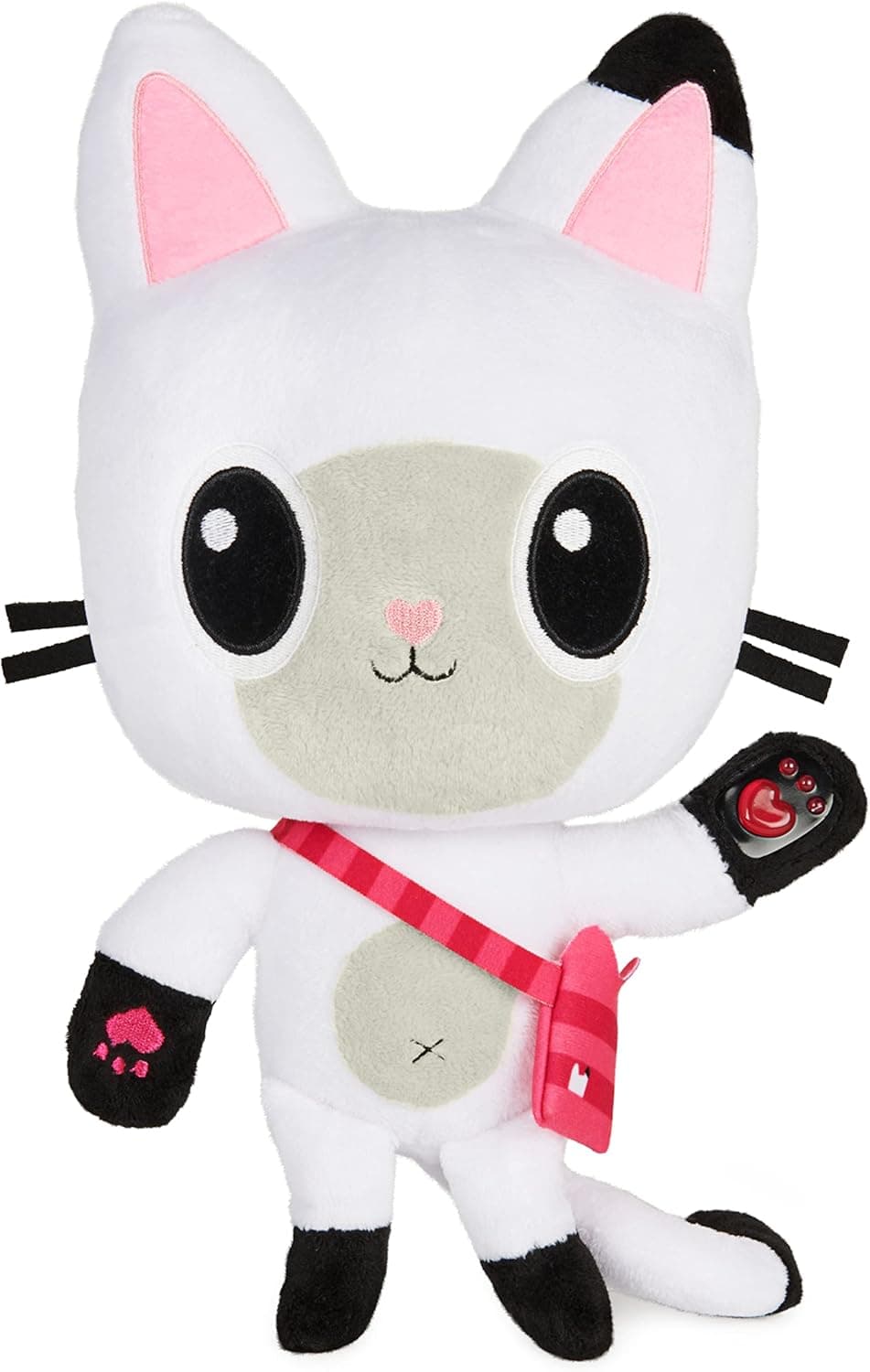 Gabby's Dollhouse, 13-inch Talking Pandy Paws Plush Toy with Lights, Music and 10 Sounds and Phrases