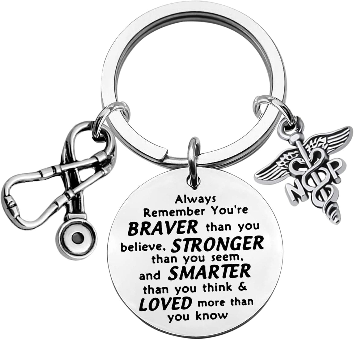 BNQL Nurse Practitioner Gifts NP Keychain Nurse Practitioner Graduation Gift NP Gift Nurse Practitioner Jewelry Keychain