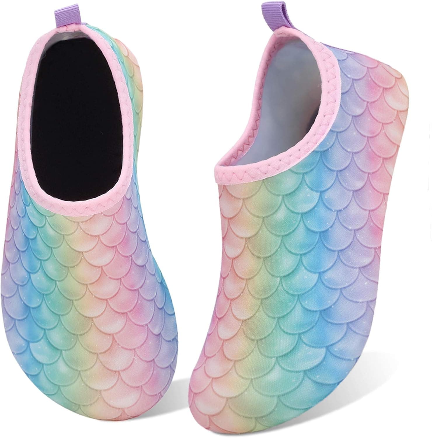 WateLves Kids Water Shoes Girls Boys Toddler Non-Slip Quick Dry Aqua Socks for Beach Swim Walking