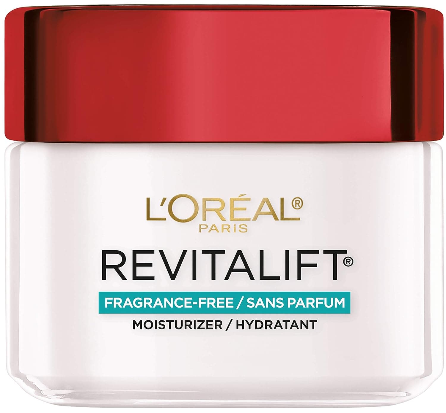 L'Oreal Paris Skincare Revitalift Anti-Aging Face and Neck Moisturizer Fragrance and Paraben Free with Pro-Retinol and Centella Asiatica, Suitable for Sensitive Skin, 2.55 oz.