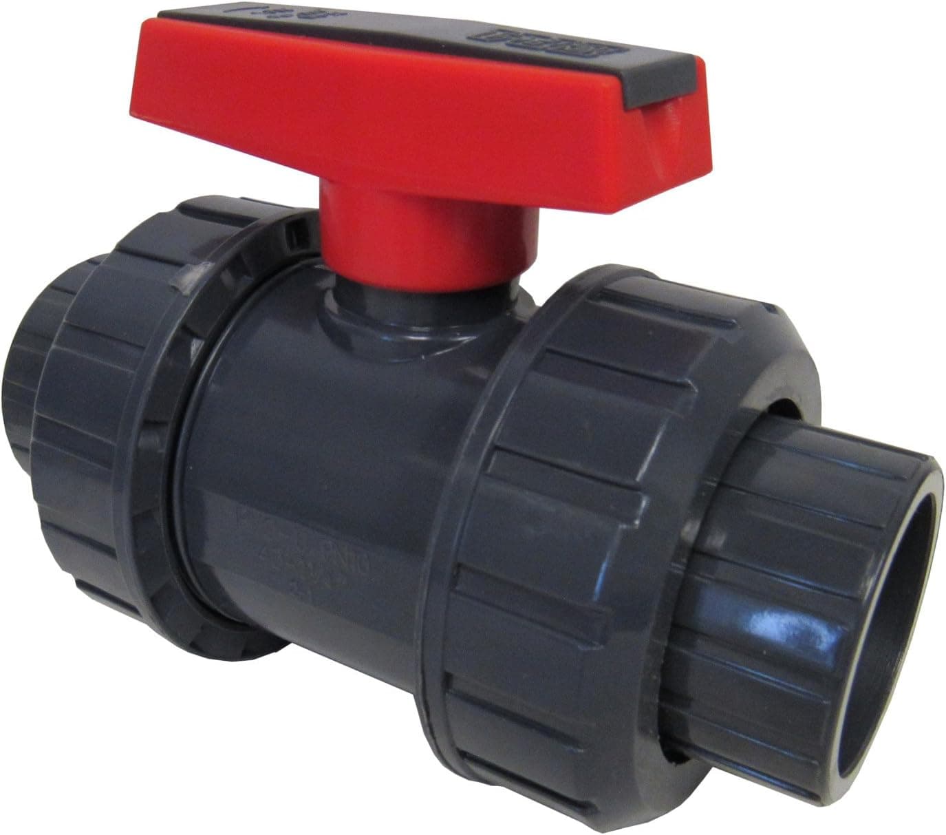 ERA Sch 80 PVC 4 Inch True Union Ball Valve, Socket Connect