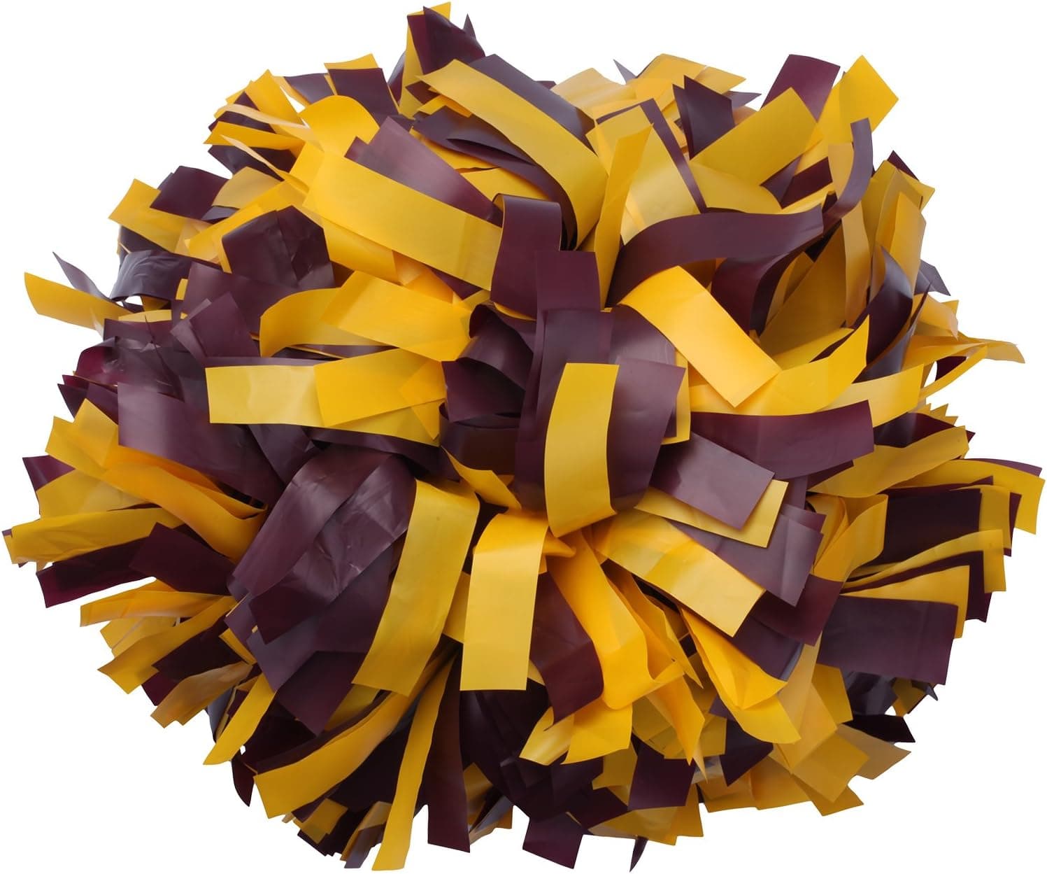 ICObuty Plastic Cheerleader Cheerleading Pom Poms 6 inch 1 Pair 2 Pieces