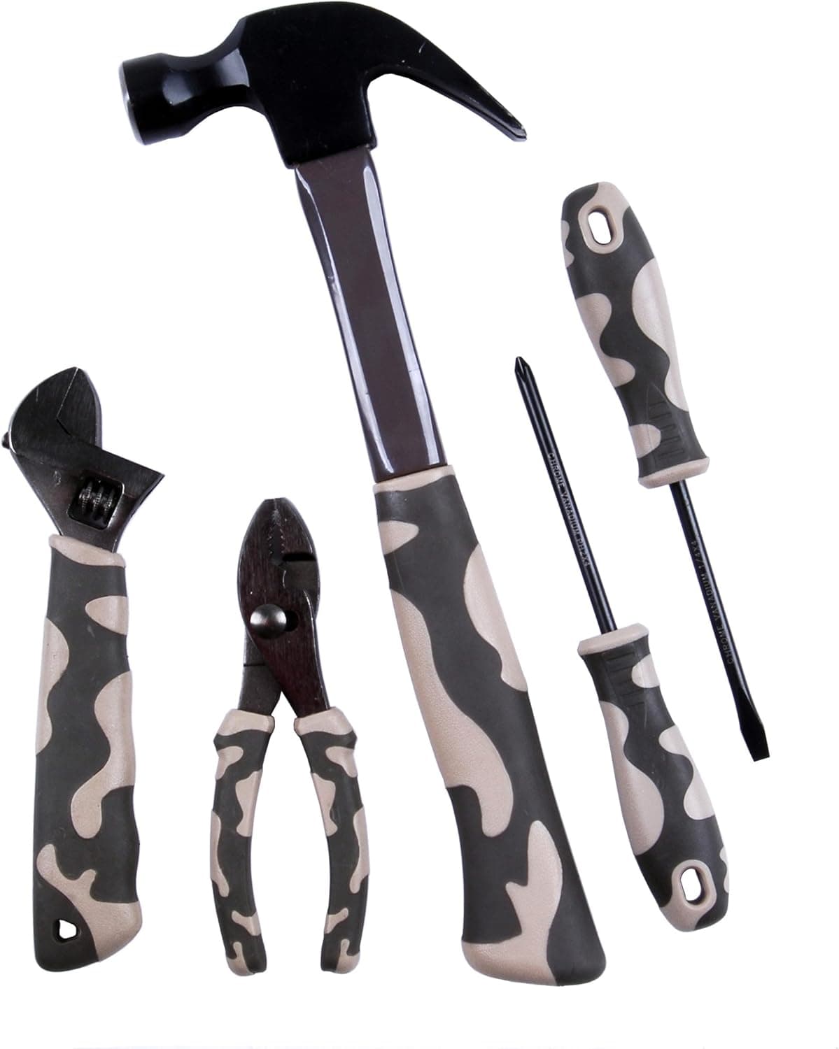 KR Tools 24054 Five-Piece Camouflage Multi Tool Set