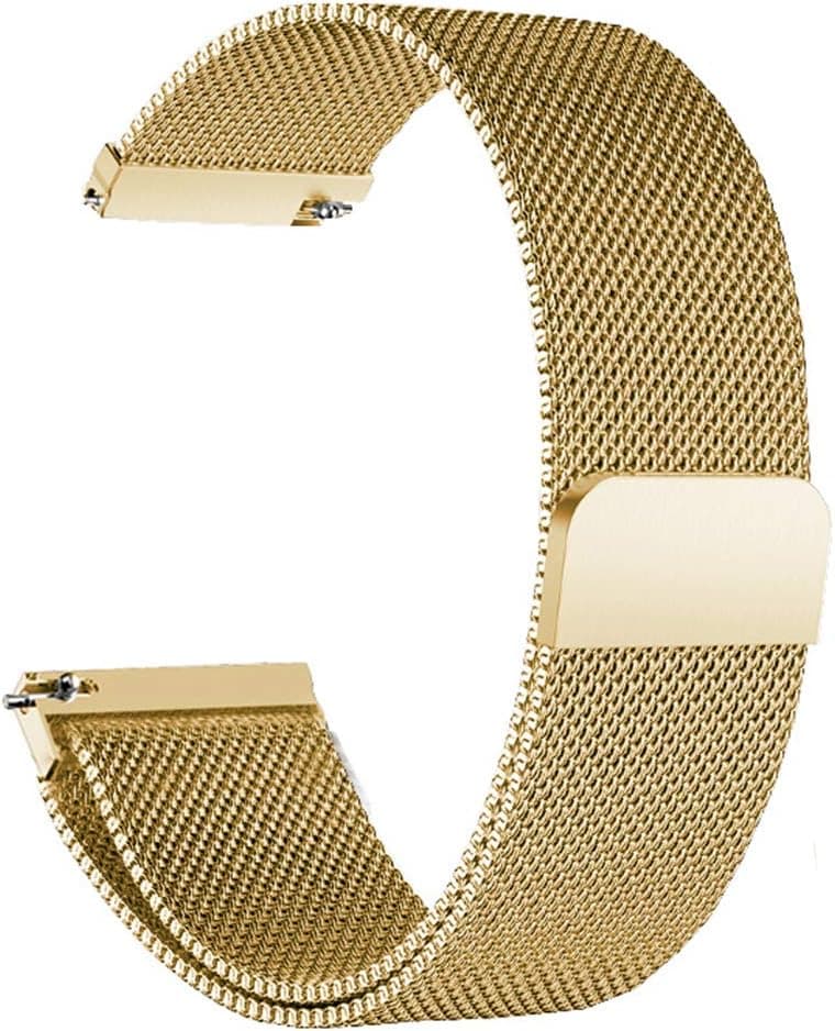 Choco&Man US Daniel Wellington Mesh Stainless Steel Bracelet Adjustable Replacement Magnetic Watch Strap with Tool 12mm/14mm/15mm16mm/18mm/20mm/22mm
