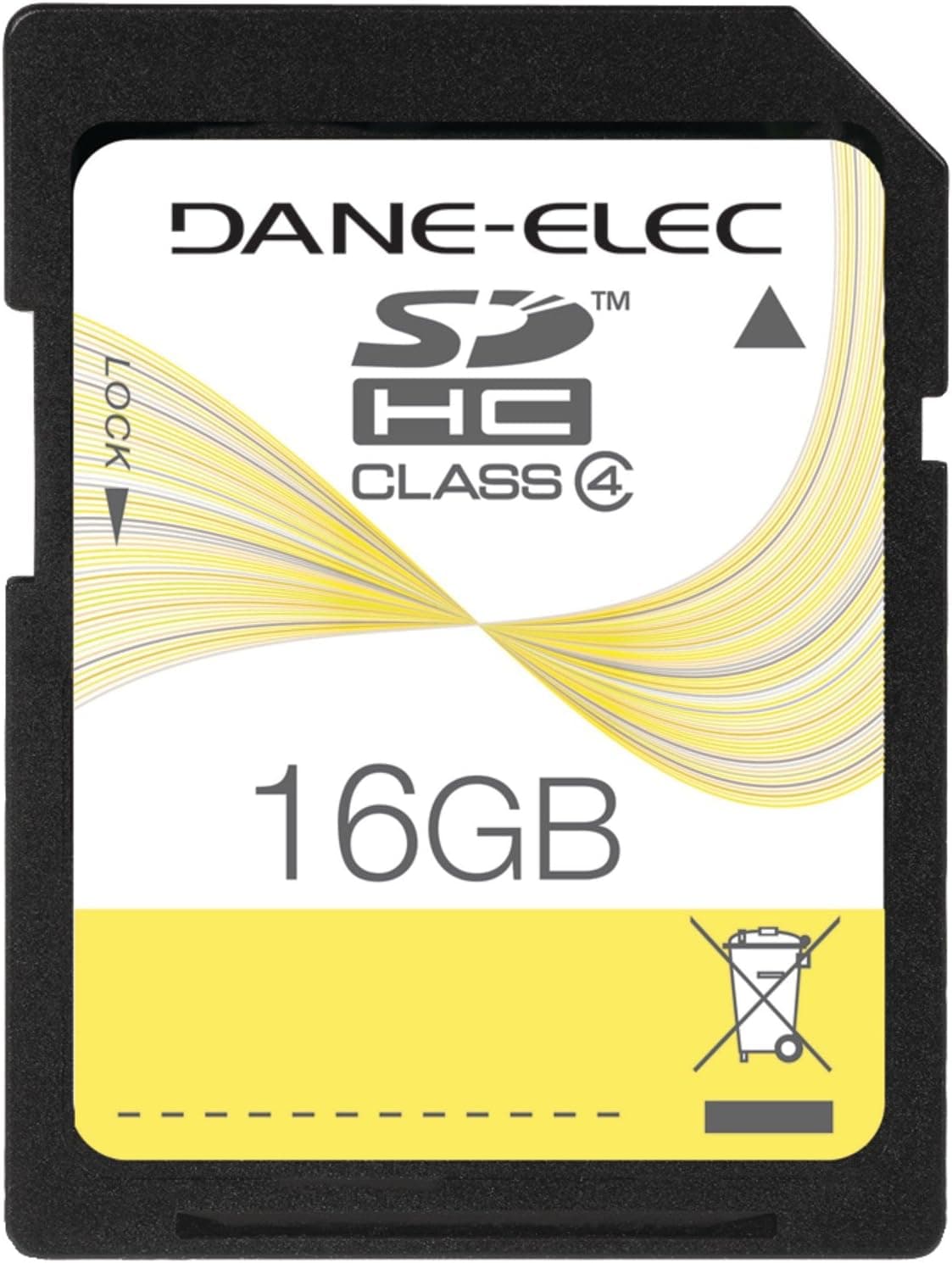Dane-Elec 16 GB Class 4 SDHC Flash Memory Card DA-SD-16GB-R