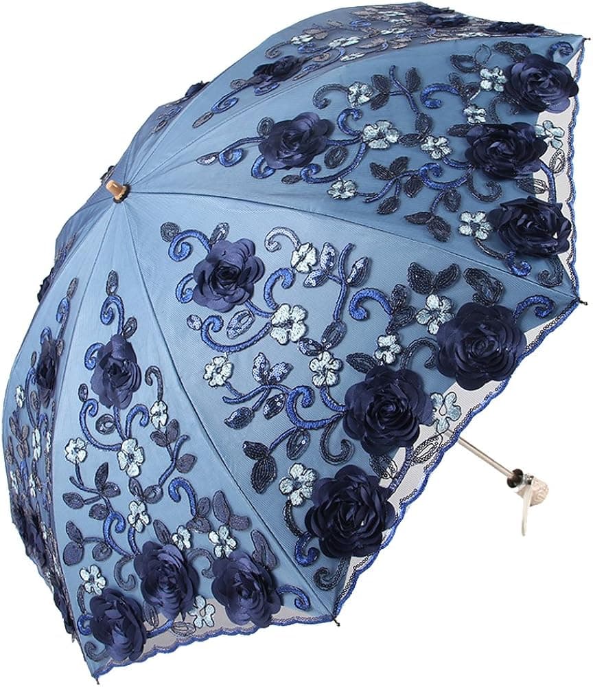 Honeystore Flower Lace Parasols for Wedding Party Lace Bridal Umbrella