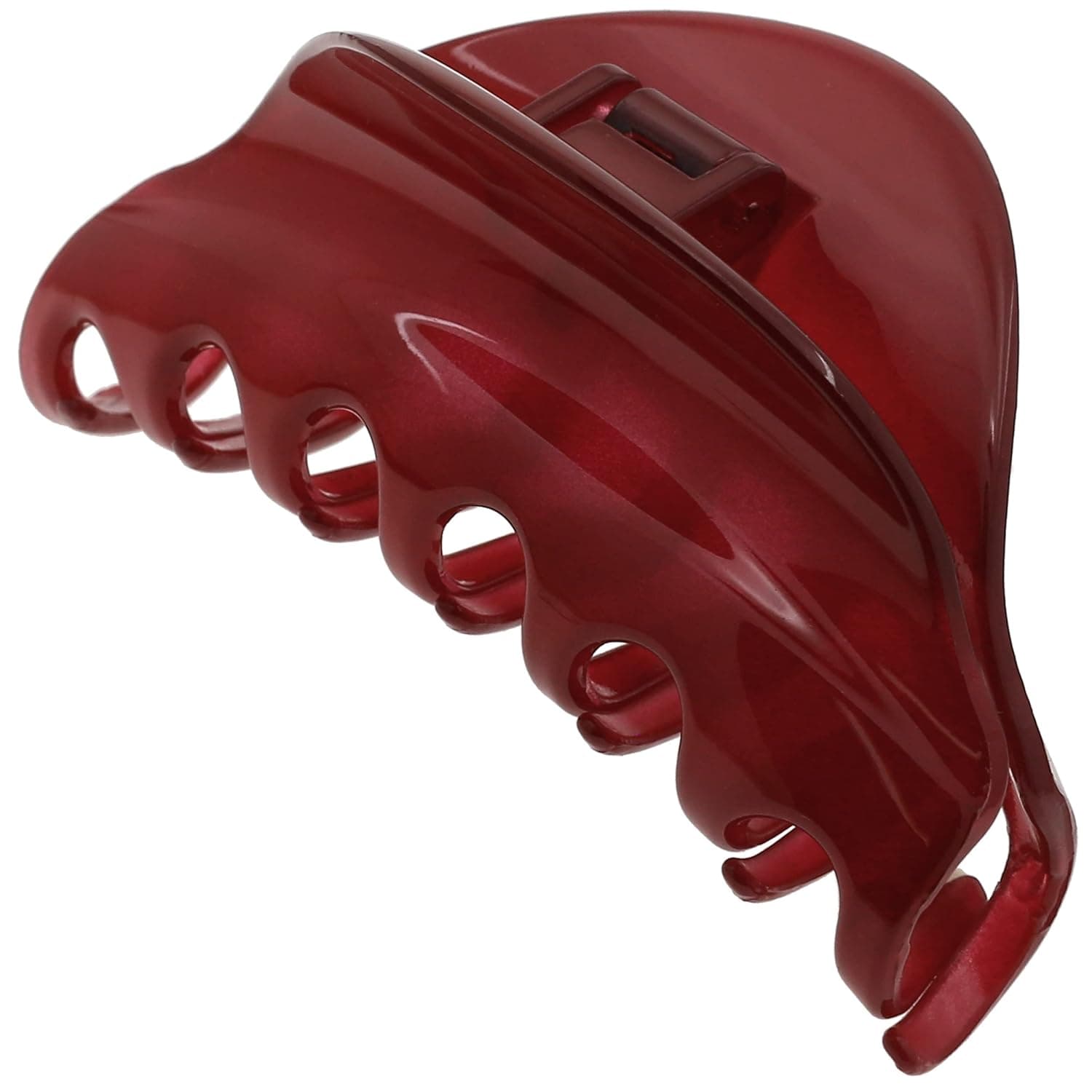 Camila Paris CP2529 French Hair Clip for Women for Thick Volume Hair, Red, Girls Hair Claw Clips Jaw Fashion Styling Hair Accessories for Women, Strong Hold No Slip Grip, Made in France