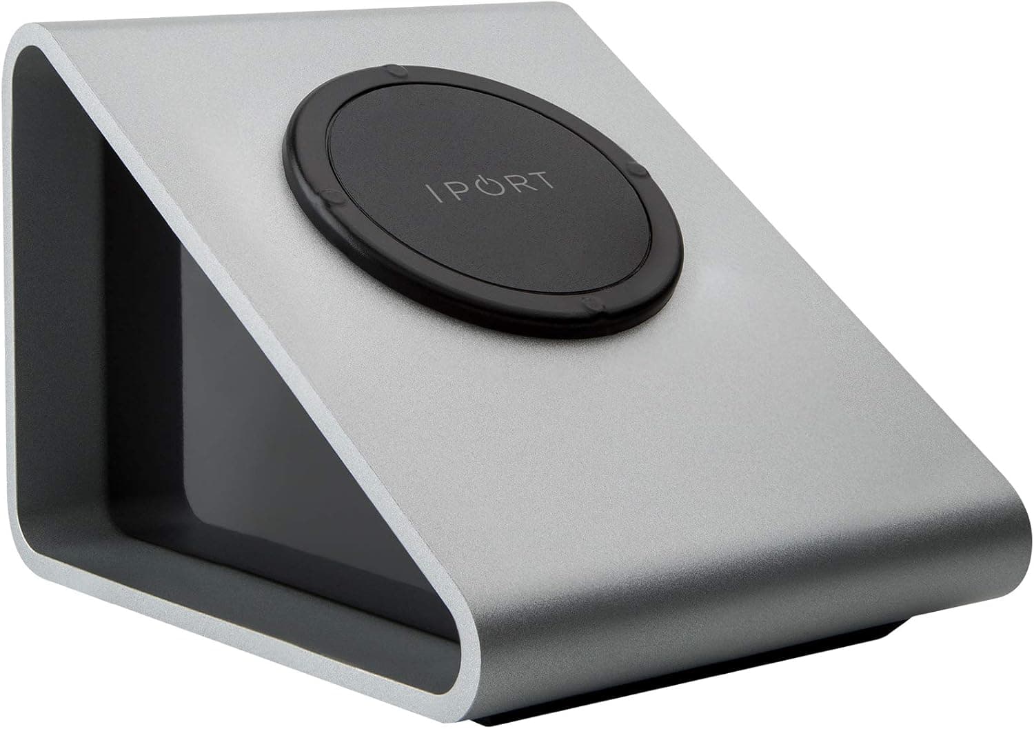 IPORT LAUNCH (LaunchPort) BaseStation iPad Stand - Compatible with all LAUNCH Cases - Silver
