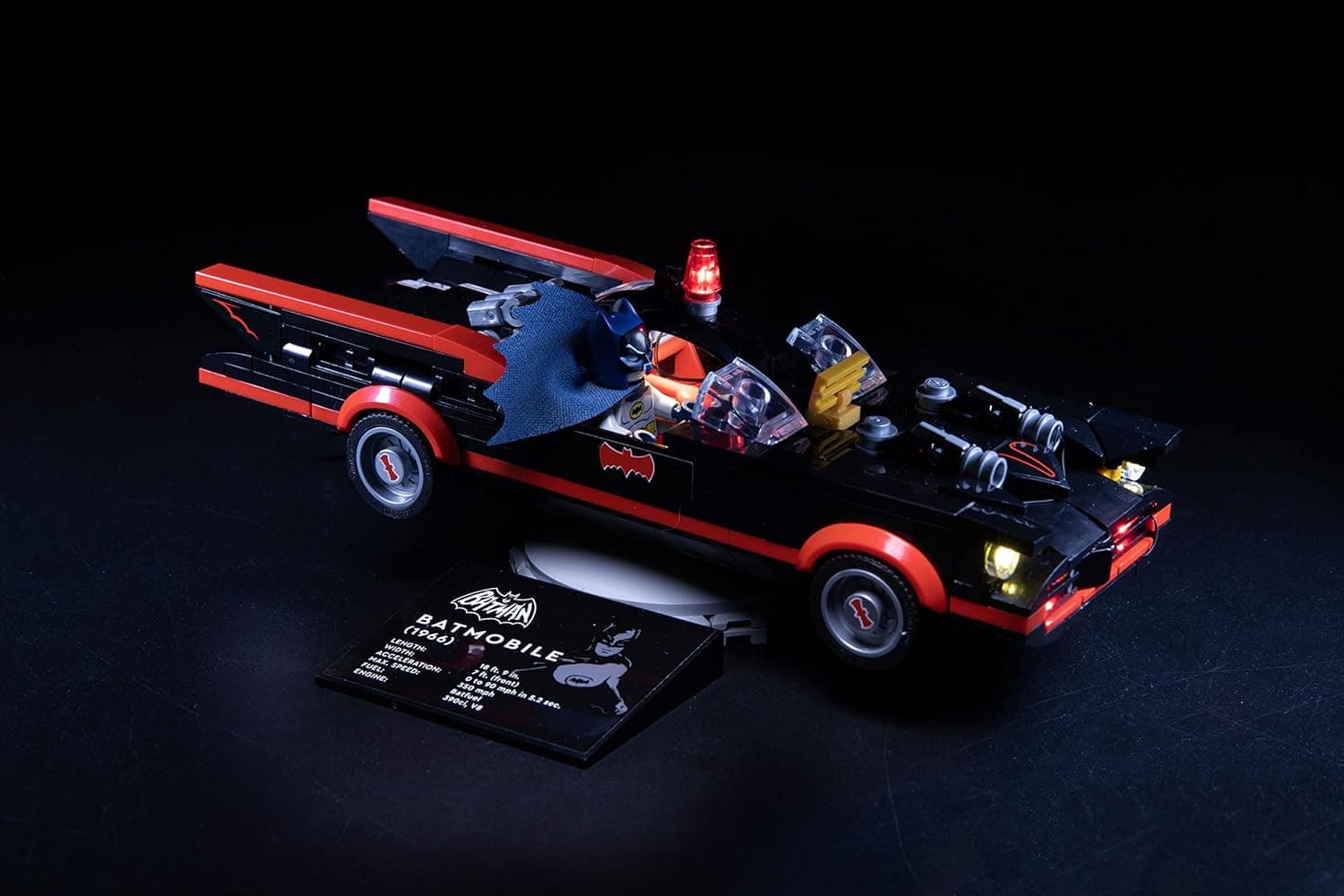 Brick Loot Deluxe LED Lighting Light Kit for Your Lego Batman Classic TV Series Batmobile Set 76188- (Note: Model is NOT Included)
