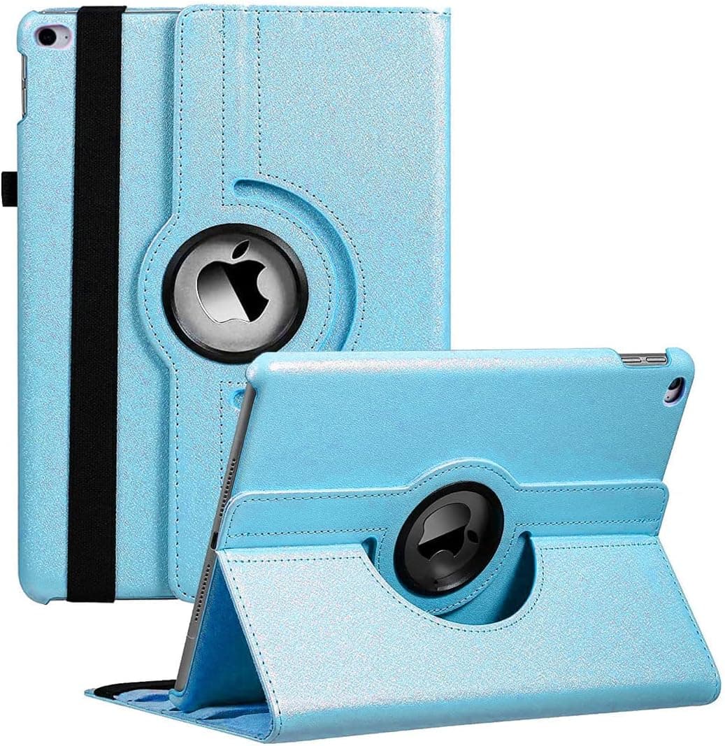 Hsxfl Rotating Case for iPad 9.7 inch 2018 2017/ iPad Air 2 Case - 360 Degree Rotating Stand Smart Cover Case with Auto Sleep Wake for Apple iPad 9.7" (6th Gen, 5th Gen)/iPad Air