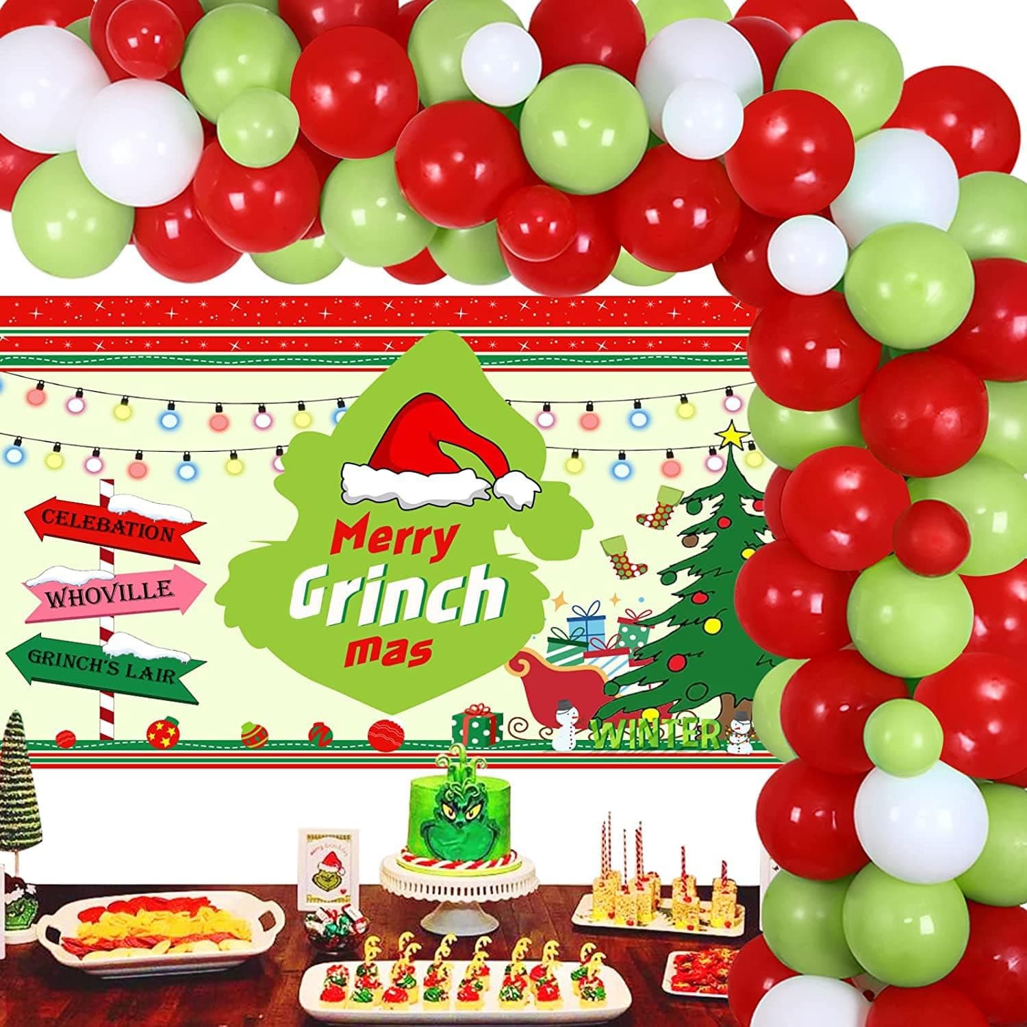 Backdrop Balloon Kit Party Decorations for Festival Party Supplies