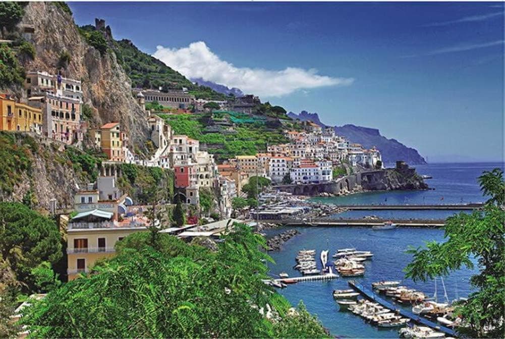 Deerbird Jigsaw Puzzles - 1000 Pieces for Adult Wooden Puzzles - Entertainment Wooden Puzzles Toys - European Positano