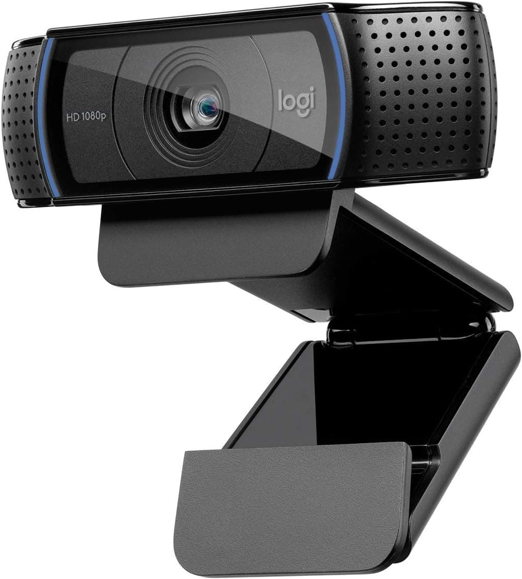 Logitech HD Pro Webcam C920, Widescreen Video Calling and Recording, 1080p Camera, Desktop or Laptop Webcam (Discontinued by manufacturer)