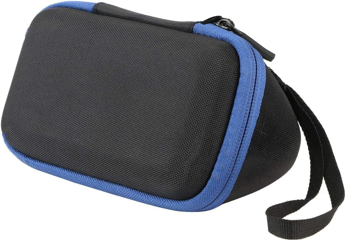 co2CREA Hard Travel Case Replacement for Angle 3 Bluetooth Portable Speaker (Black Case + Inside Blue)