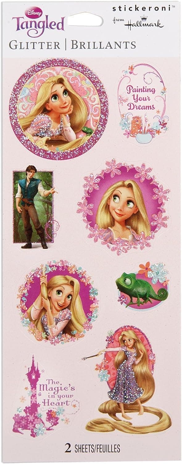Hallmark Disney's Tangled Sticker Sheets Party Accessory