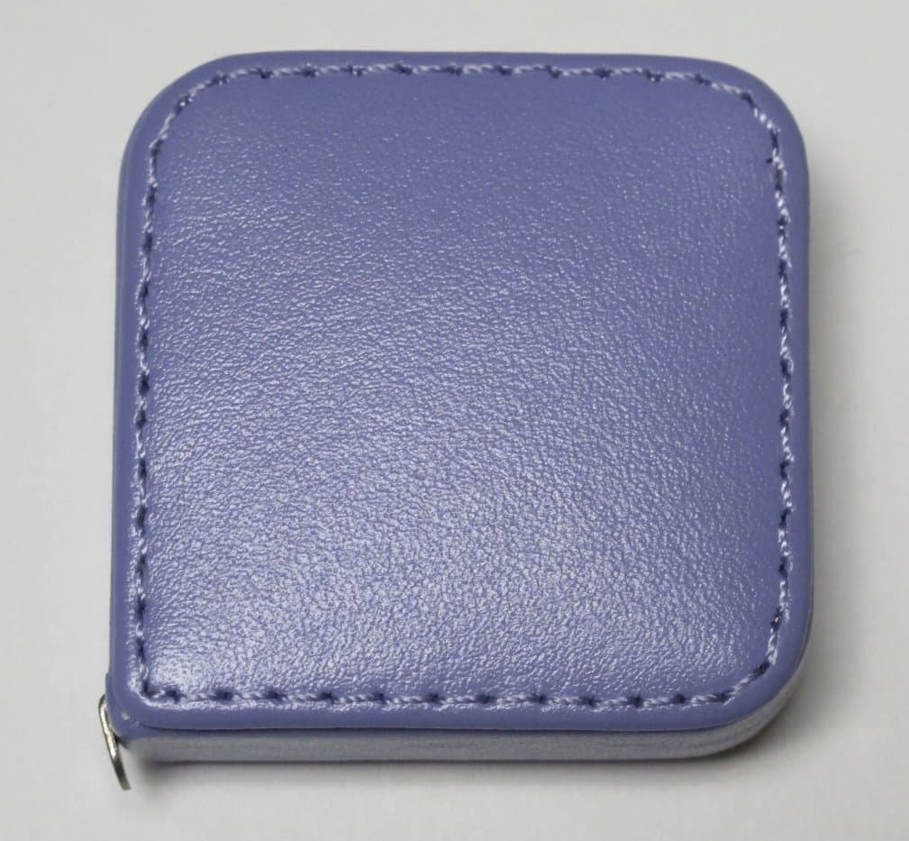 79-Inch/200-Centimeter Metal Tap with Leather Case Tape Measure (Purple)