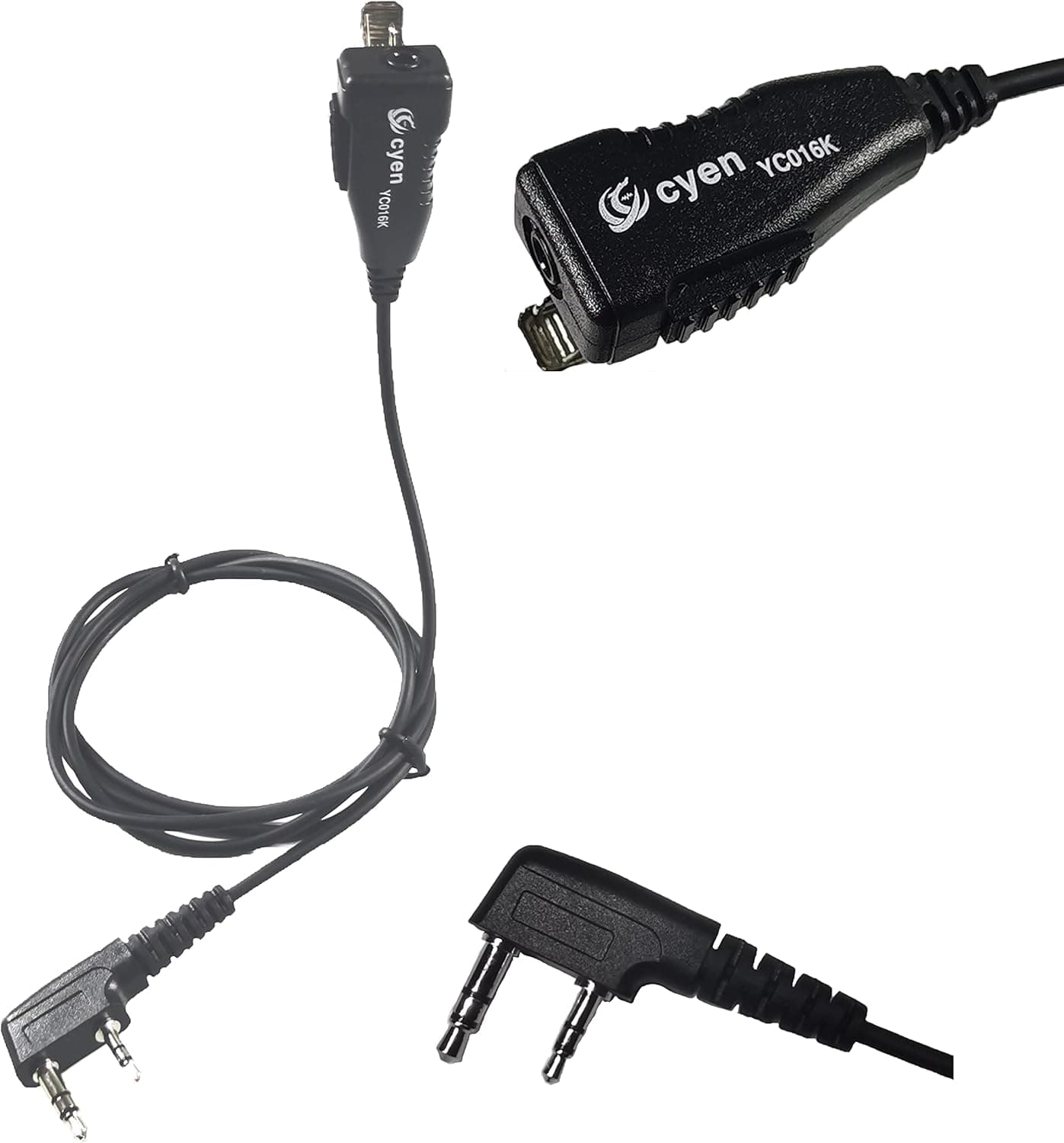 cyen Adapter Headphone Adapter Headphone Adapter Compatible with Kenwood Bao Feng Two-Way Radios