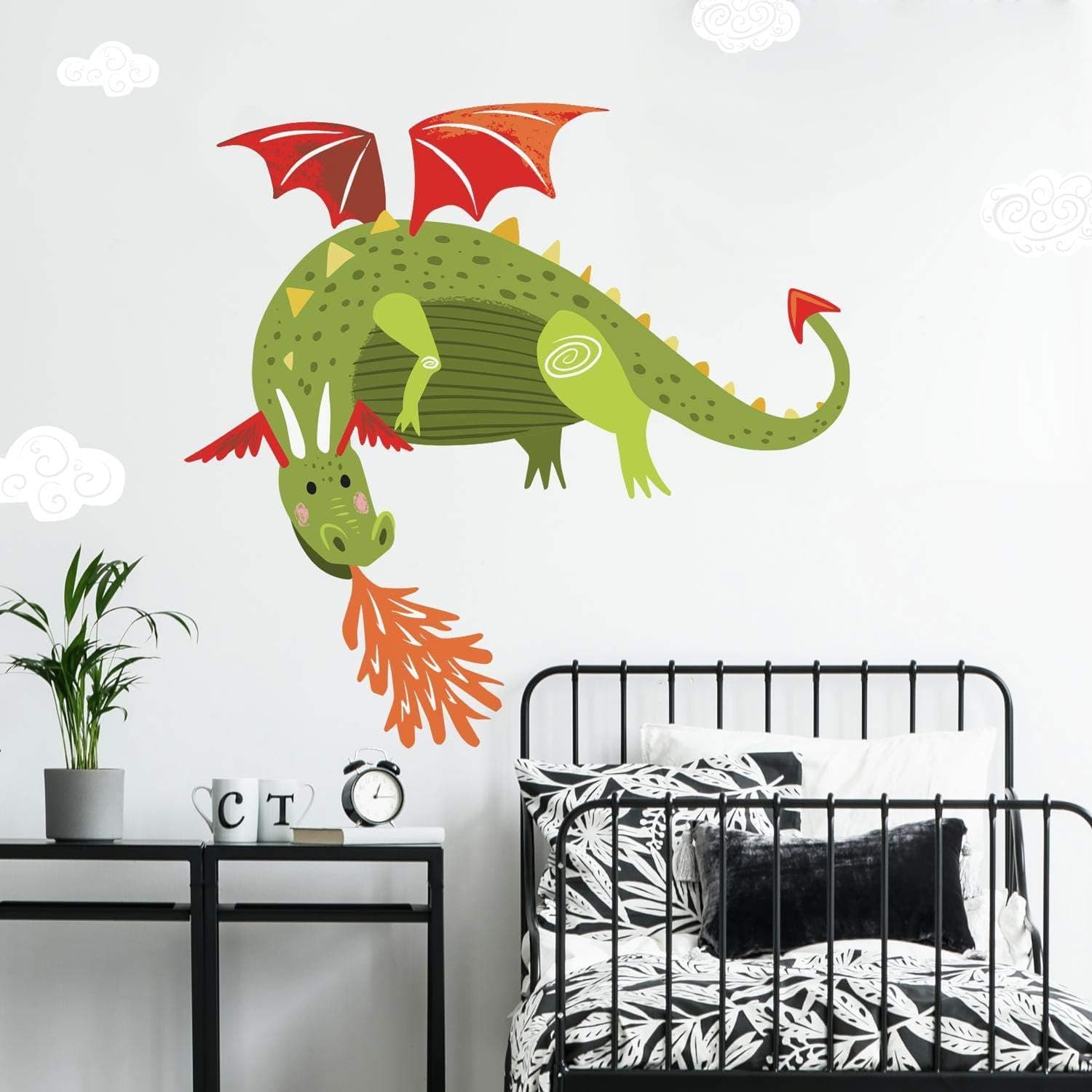 RoomMates RMK4239GM Dragon Peel and Stick Wall Decals