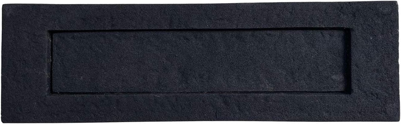 Naiture Iron Mail Slot in Black Powder Coat Finish