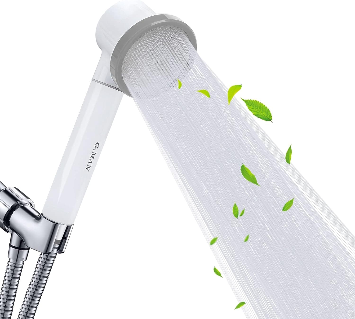 G.MAN Shower Head, High Pressure Shower Head With Filters, Water Saving And Vitamin C Release, For Beauty & Dry Hair