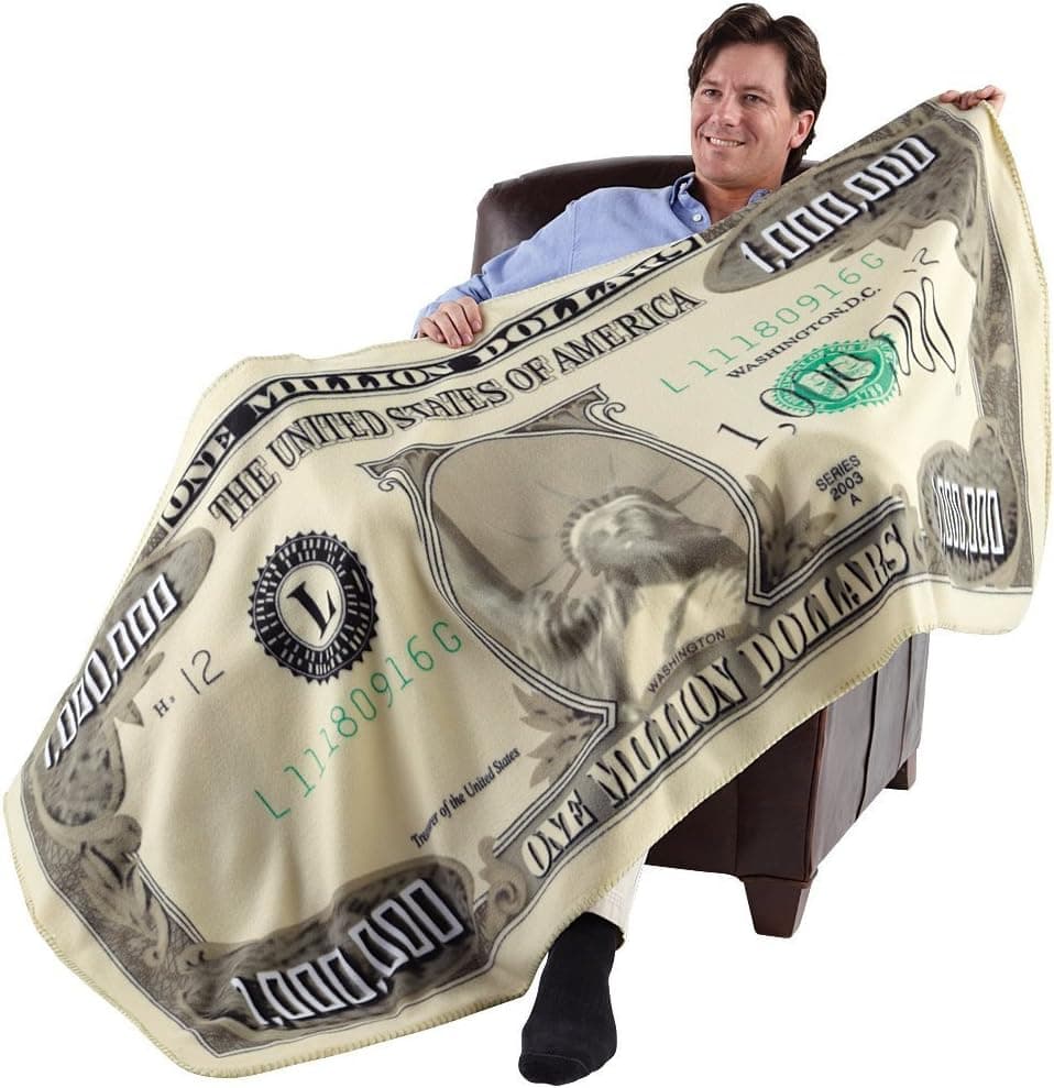 FLEECE THROW BLANKET Milion Dolar (71" X 35")