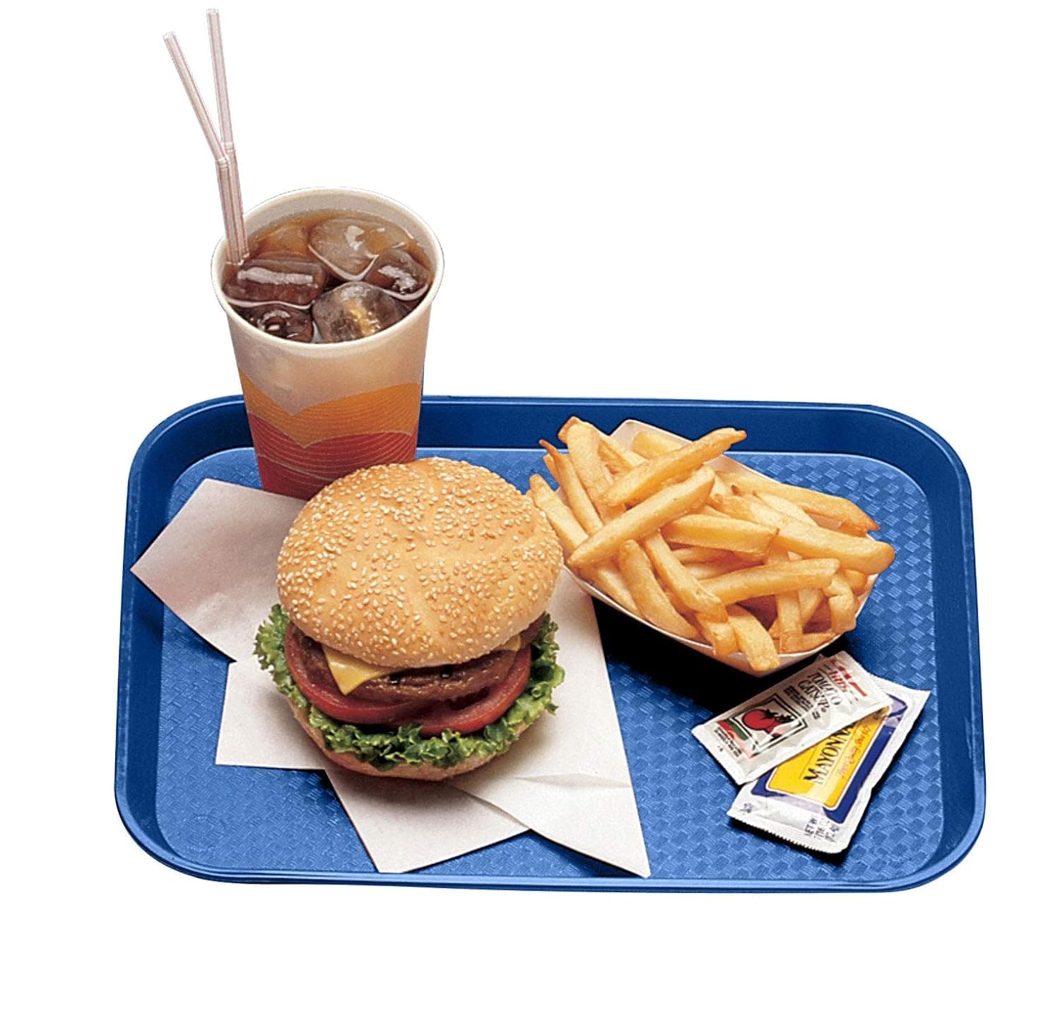 Cambro (1014FF186) 10" x 14" Rectangular Polypropylene Fast Food Tray [Case of 24]