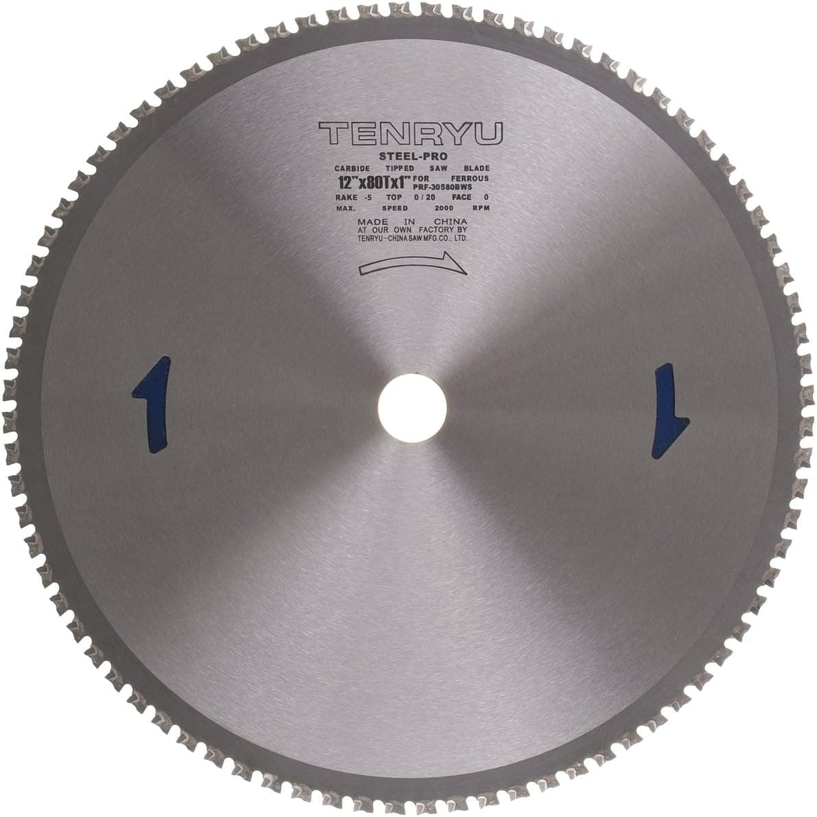 Tenryu PRF-35590BWS 14" Carbide Tipped Saw Blade ( 90 Tooth MTCG Grind - 1" Arbor - 0.094 Kerf)
