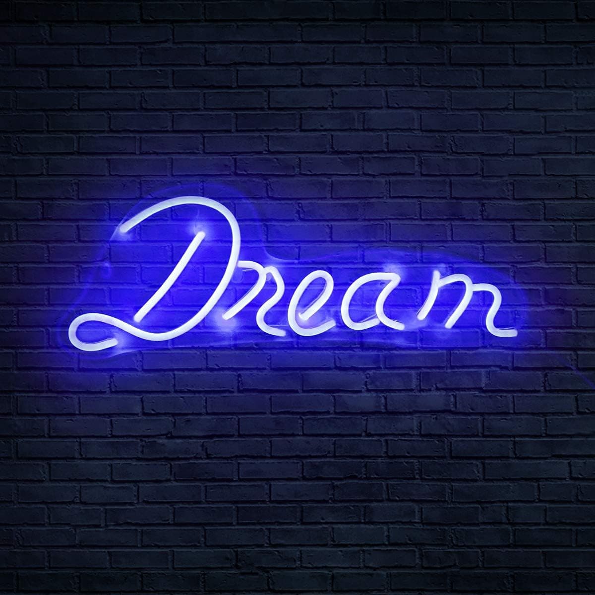 Koicaxy Neon Sign, “Dream” Led Neon Light Wall Light Led Wall Decor, Battery or USB Powered Light Up Acrylic Neon Sign for Bedroom, Kids Room, Living Room, Bar, Party, Christmas, Wedding
