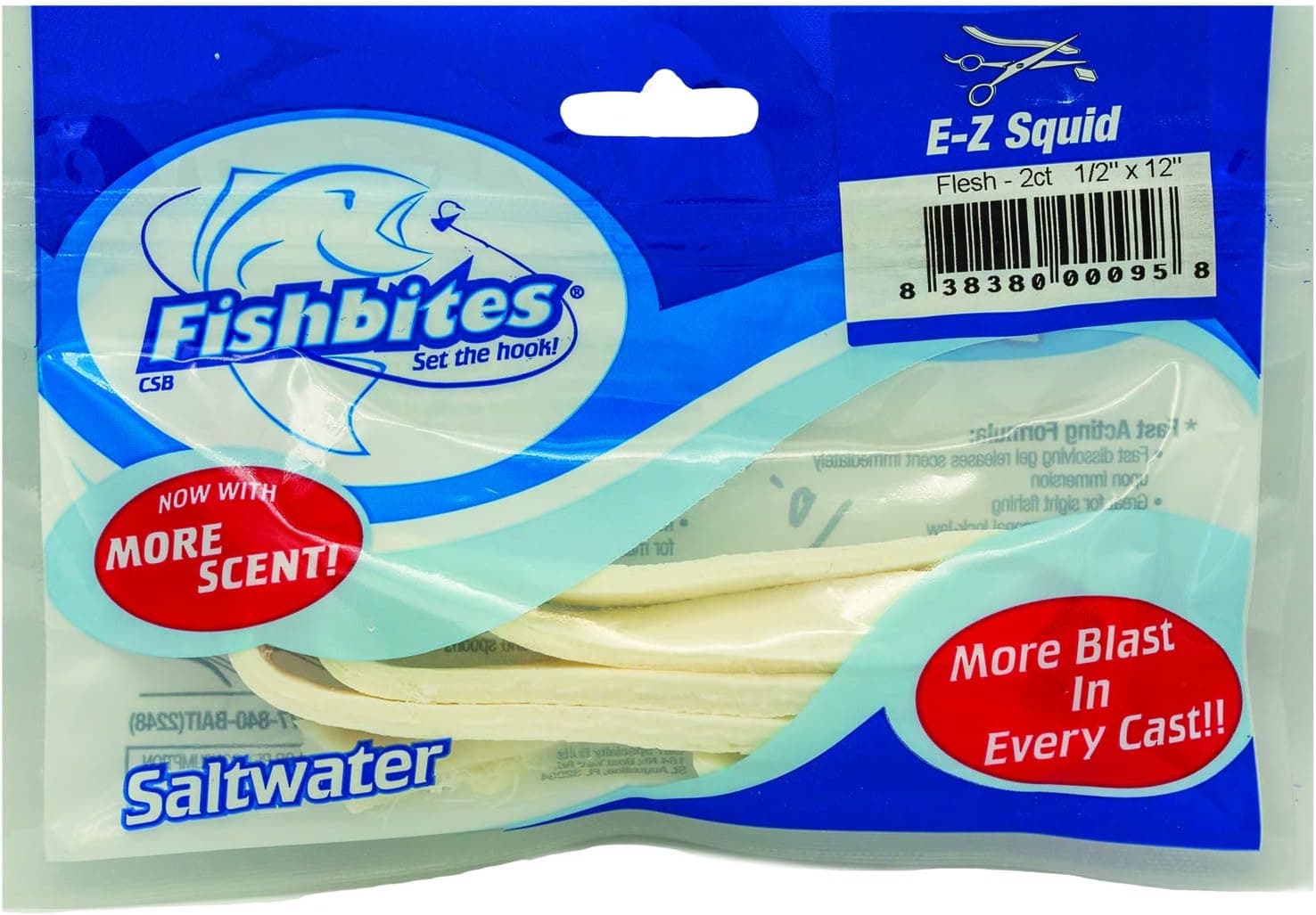 Fishbites® E-Z Squid - Longer Lasting