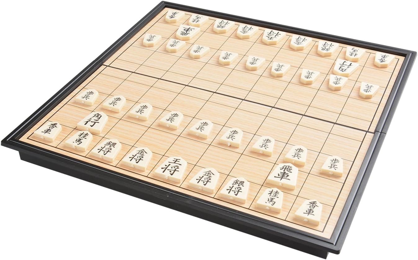 Quantum Abacus Houdini Shogi Japanese Chess Game Travel Set with Magnetic Folding Board (3814 UK)